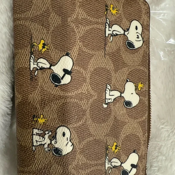 Coach Brown Leather Wristlet - Picture 2 of 5